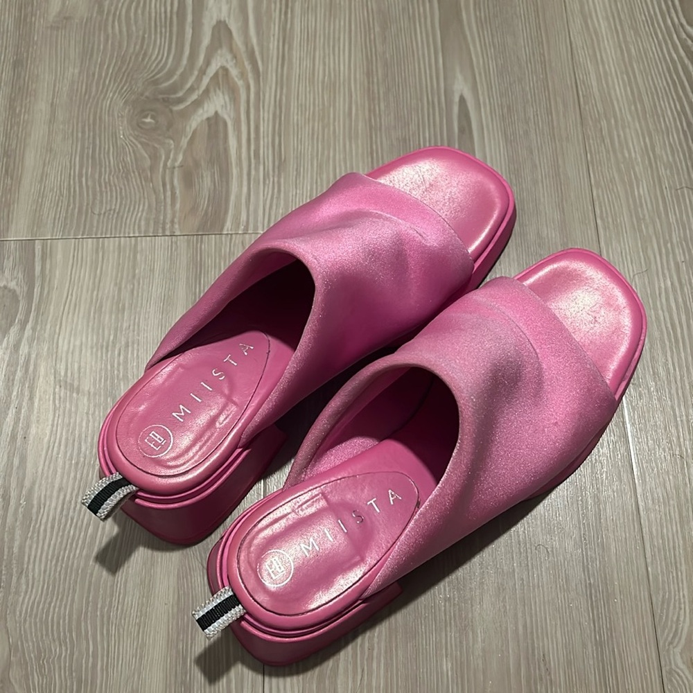 Pink Miista Open Toe Sandals